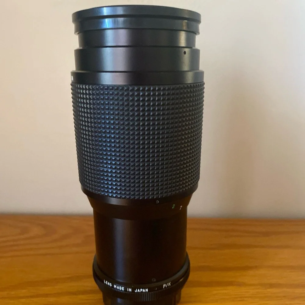 Vivitar Black Camera Lens 80-200mm f4.5 MC Telephoto Zoom Lens